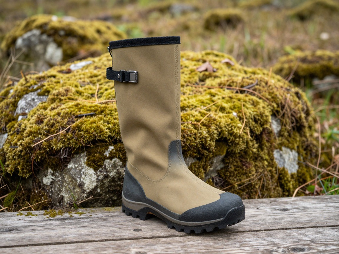 Illustration of a pair of waterproof hiking gaiters