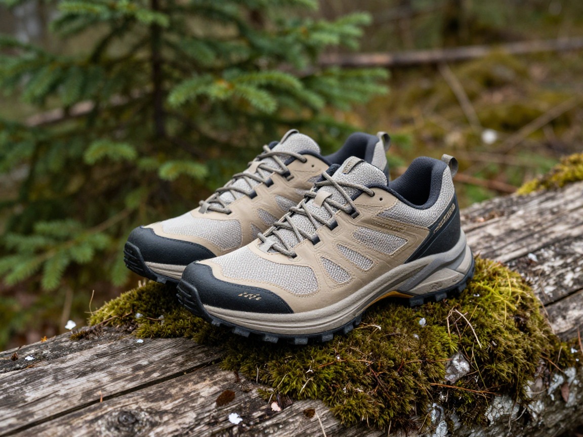 Illustration of a pair of trail-running shoes