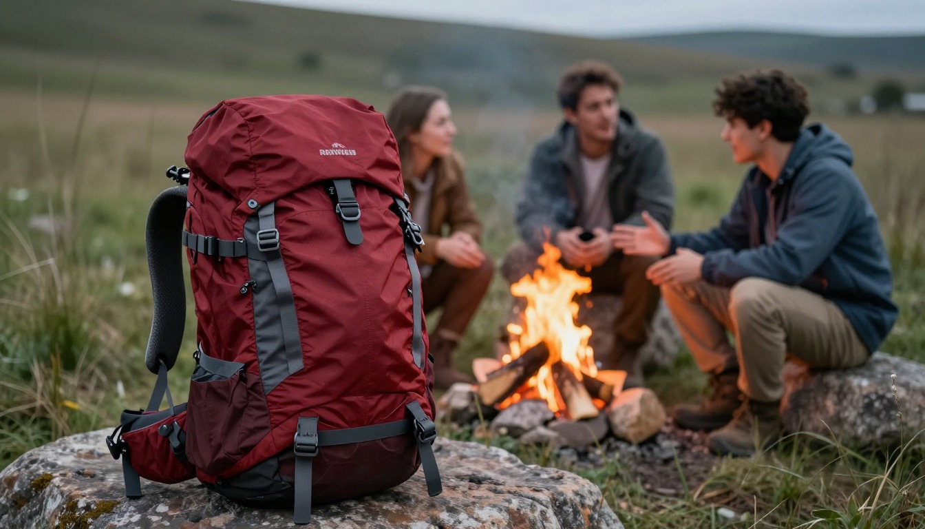 an honest workspace of an independent gear-review team — packs, notes and a laptop on a wooden desk by a window an honest workspace of an independent gear-review team — packs, notes and a laptop on a wooden desk by a window