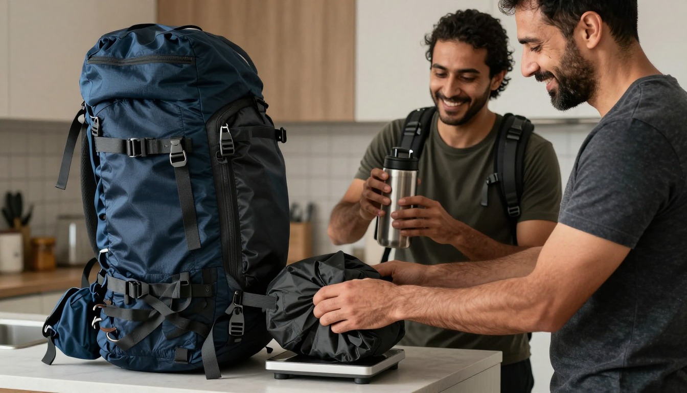 Fastpacking vs Ultralight Backpacking — the two options shown side by side for comparison Fastpacking vs Ultralight Backpacking — the two options shown side by side for comparison