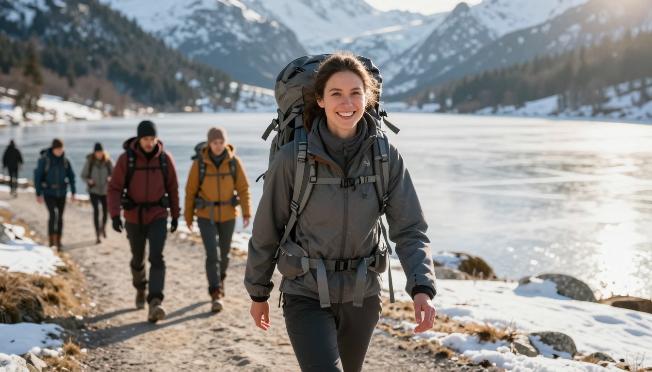 the right hiking backpack for winter, chosen and shown in real use on the trail the right hiking backpack for winter, chosen and shown in real use on the trail
