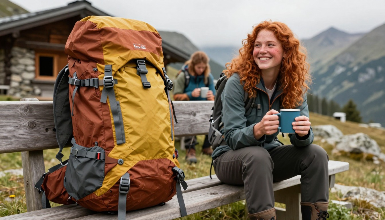 a tidy flat-lay of gear that raises common backpacks by hiker questions