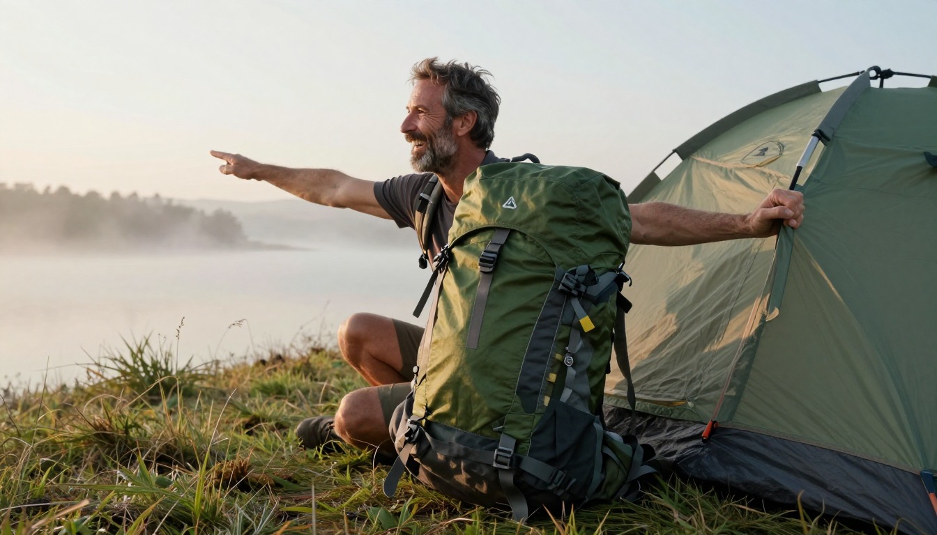 a quality backpack typical of Granite Gear — brandless styling, shown in context