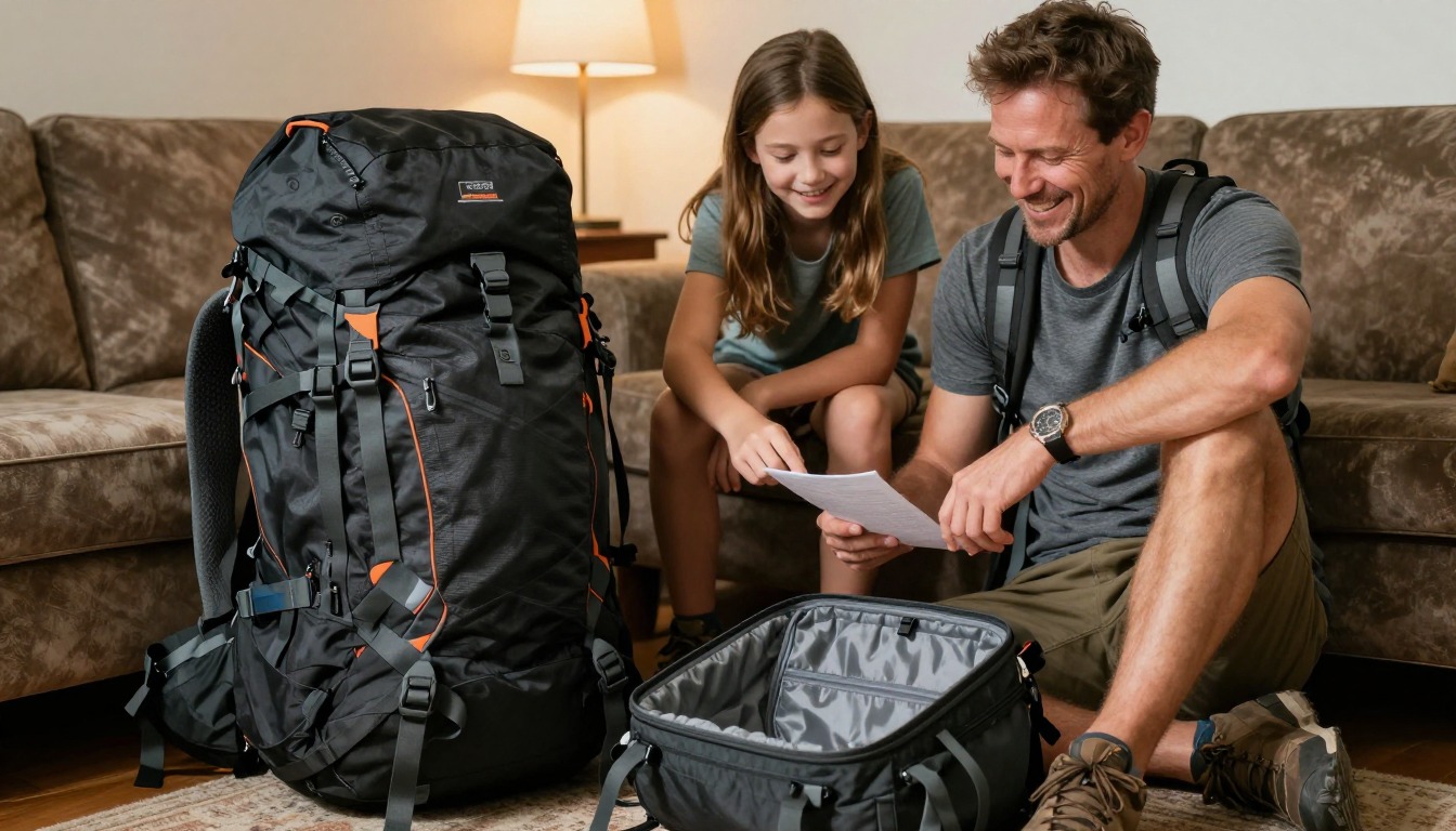 a quality backpack typical of Hyperlite Mountain Gear — brandless styling, shown in context