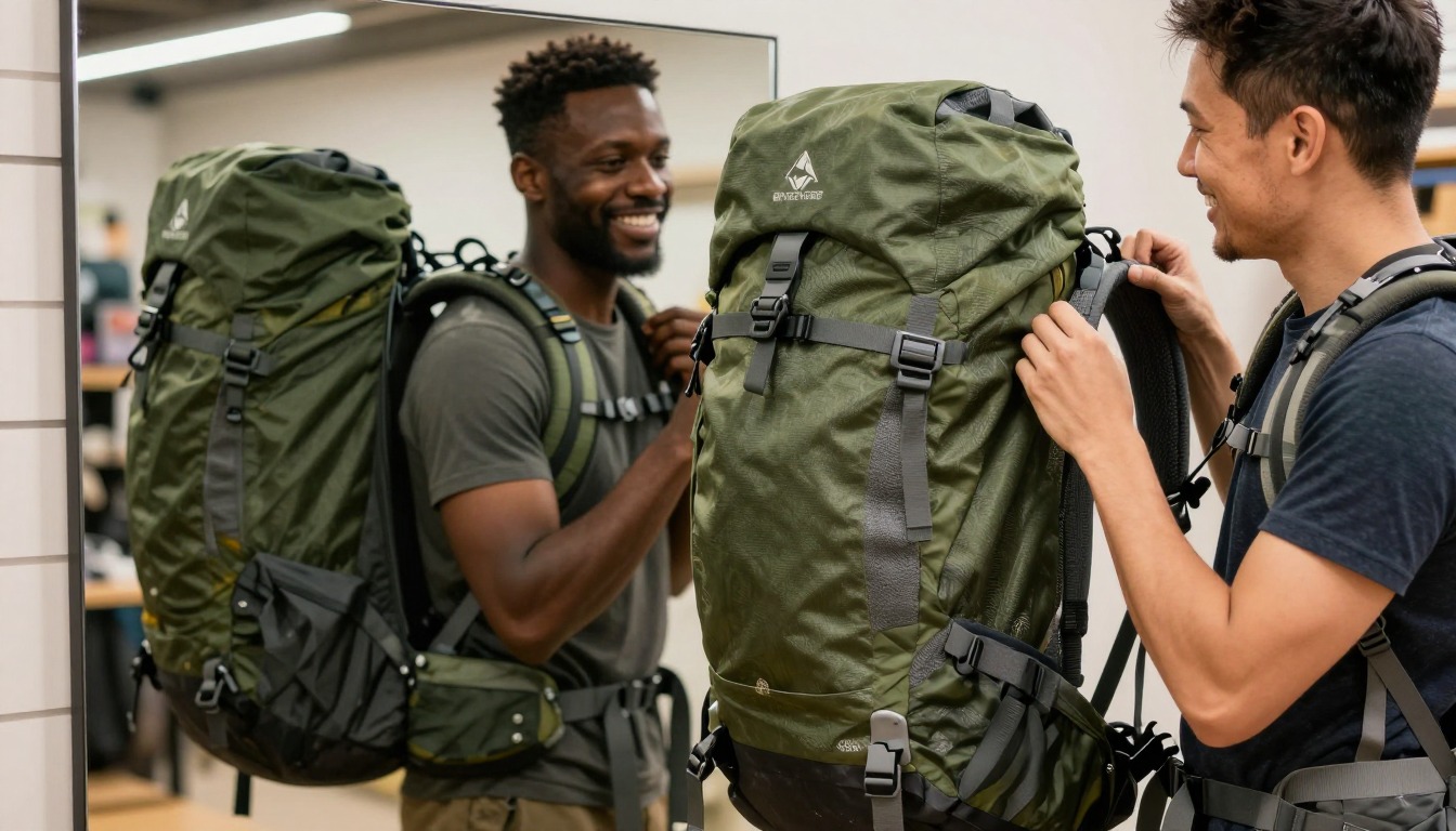 the pack from “Kelty Coyote Review” shown in context, brandless styling