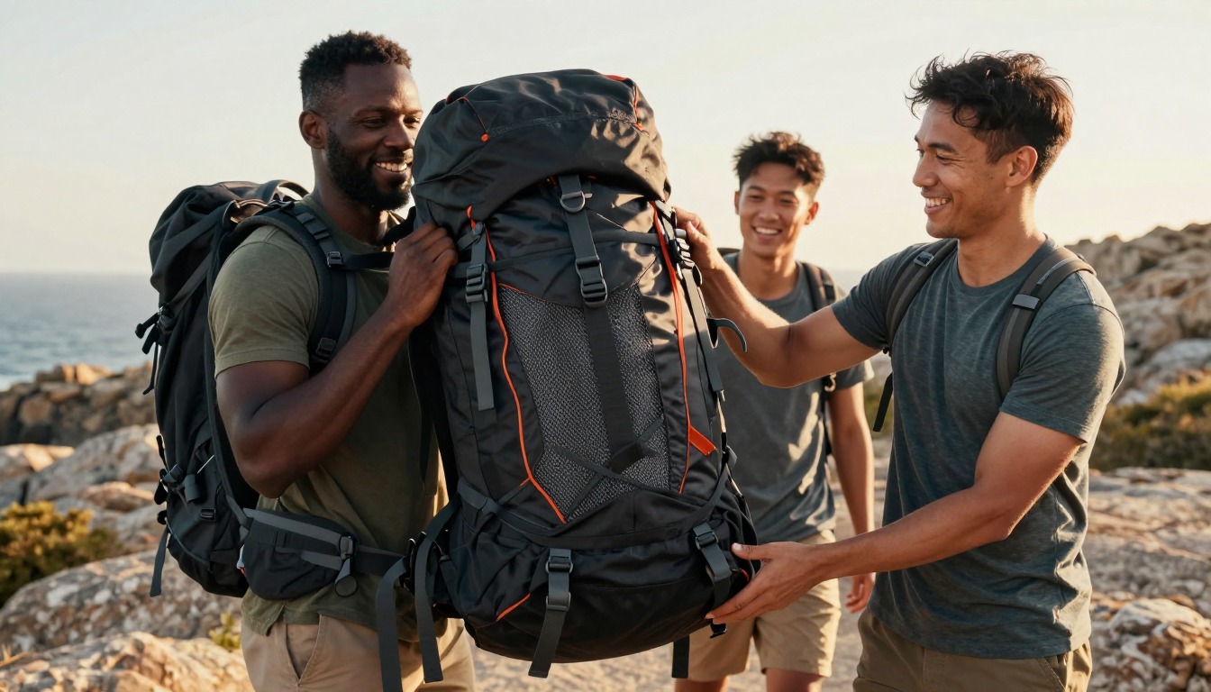 the pack from “Osprey Atmos AG 65 Review” shown in context, brandless styling