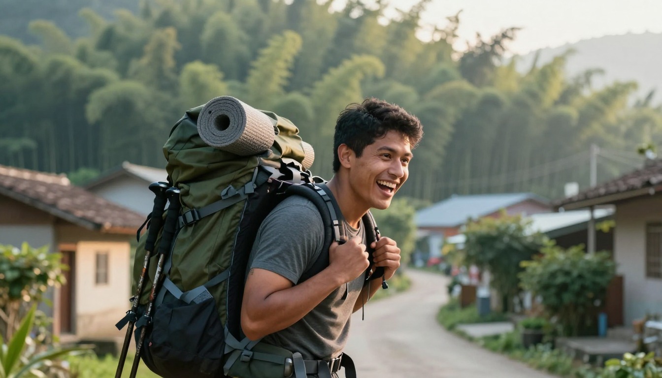 the cleaning & washing of a hiking backpack shown step by step the cleaning & washing of a hiking backpack shown step by step