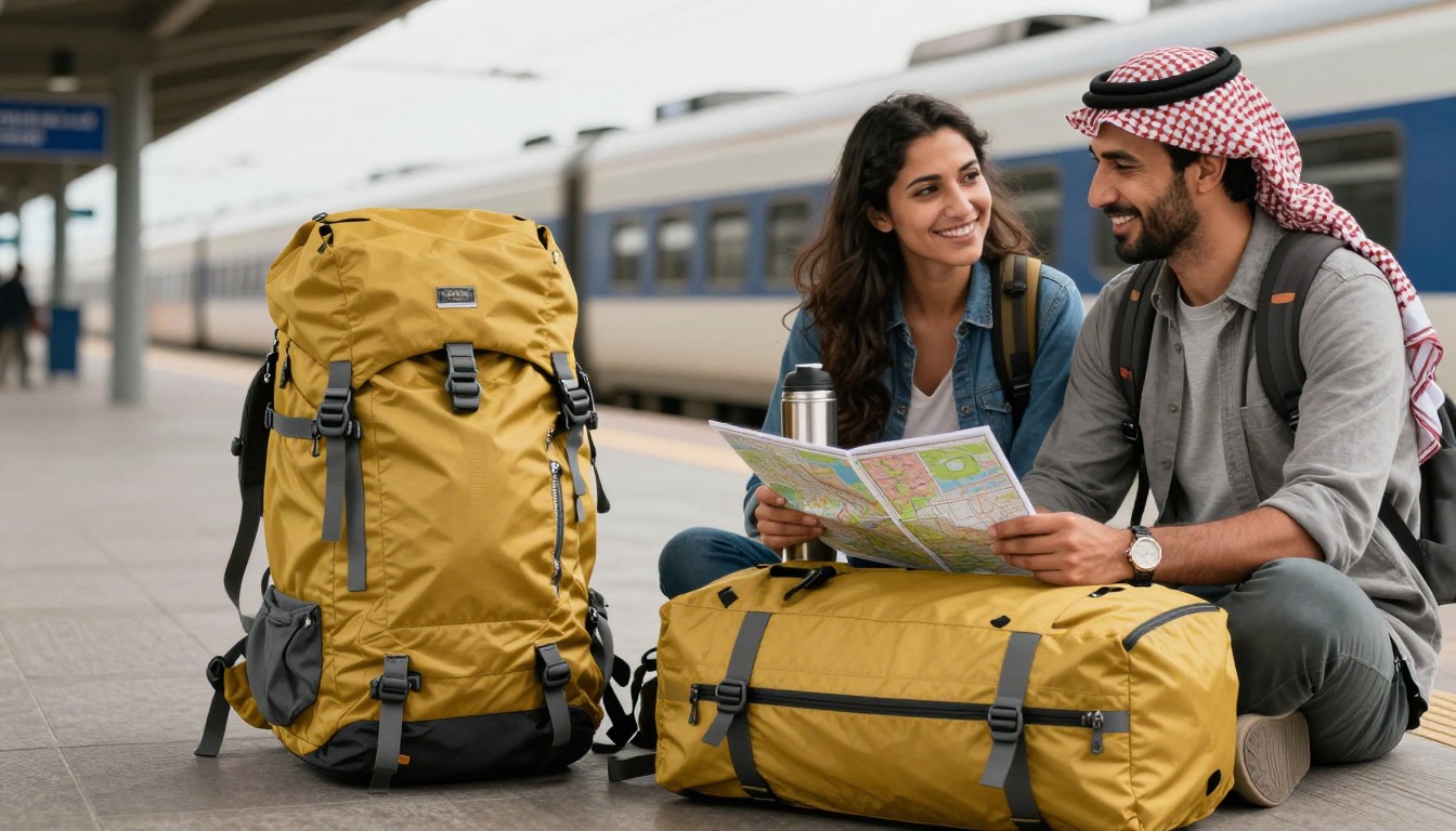 the packing aids (cubes, sacks) of a hiking backpack shown step by step the packing aids (cubes, sacks) of a hiking backpack shown step by step