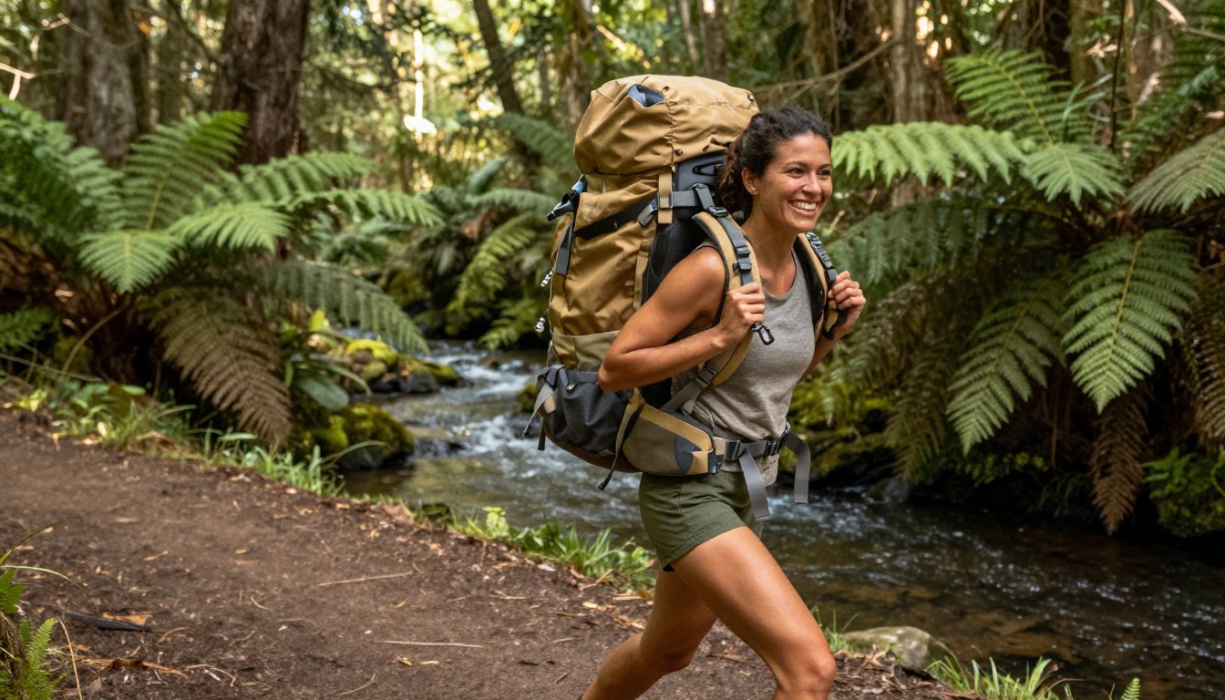a clear illustrative close-up answering: What is the best anti-theft travel-hiking pack a clear illustrative close-up answering: What is the best anti-theft travel-hiking pack