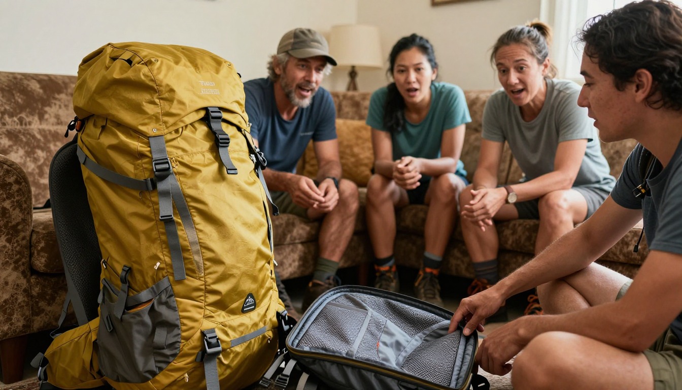 a step demonstrating: How many liters for a thru-hike, hands and gear only, no face a step demonstrating: How many liters for a thru-hike, hands and gear only, no face
