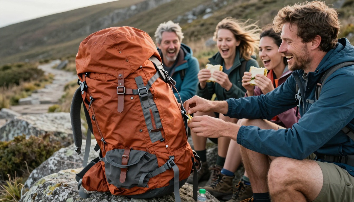 a step demonstrating: How to attach a sleeping bag to a backpack, hands and gear only, no face a step demonstrating: How to attach a sleeping bag to a backpack, hands and gear only, no face