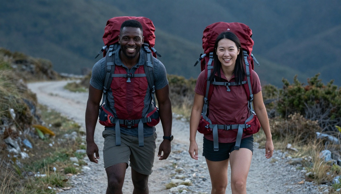 a step demonstrating: How to clean a hiking backpack, hands and gear only, no face a step demonstrating: How to clean a hiking backpack, hands and gear only, no face