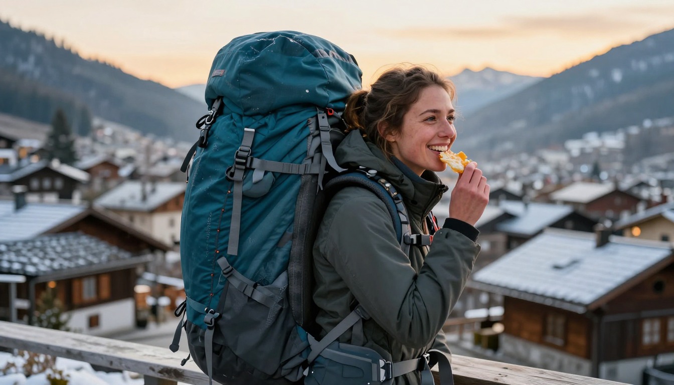 a scene that helps answer: Is a 70L backpack too big for backpacking