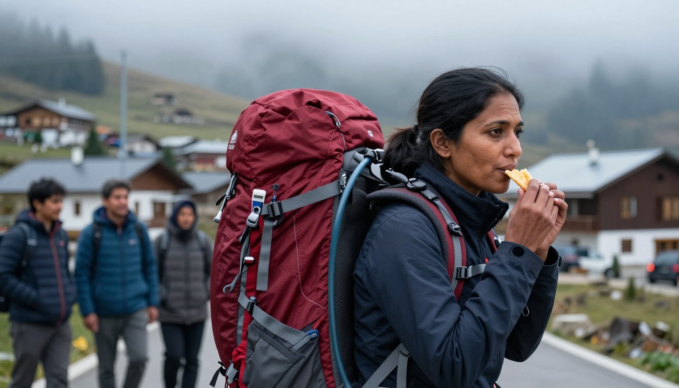 the right internal frame backpack, chosen and shown in real use on the trail