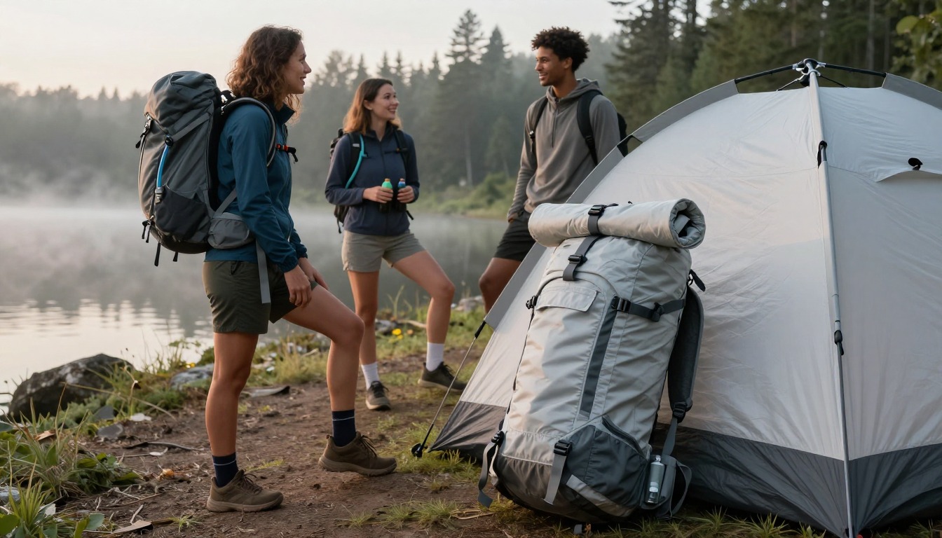 Hydration Reservoir vs Water Bottles — the two options shown side by side for comparison Hydration Reservoir vs Water Bottles — the two options shown side by side for comparison