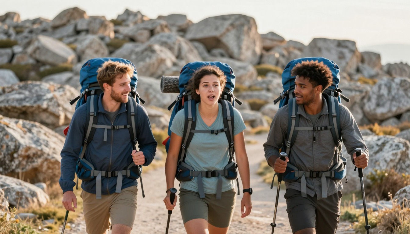 a tidy flat-lay of gear that raises common fit, sizing & packing questions