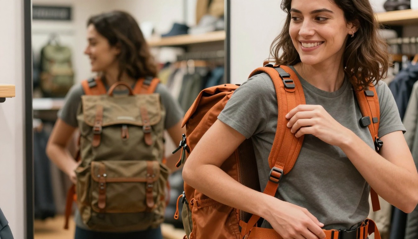 Women's Backpack Fit Guide, illustrated clearly Women's Backpack Fit Guide, illustrated clearly