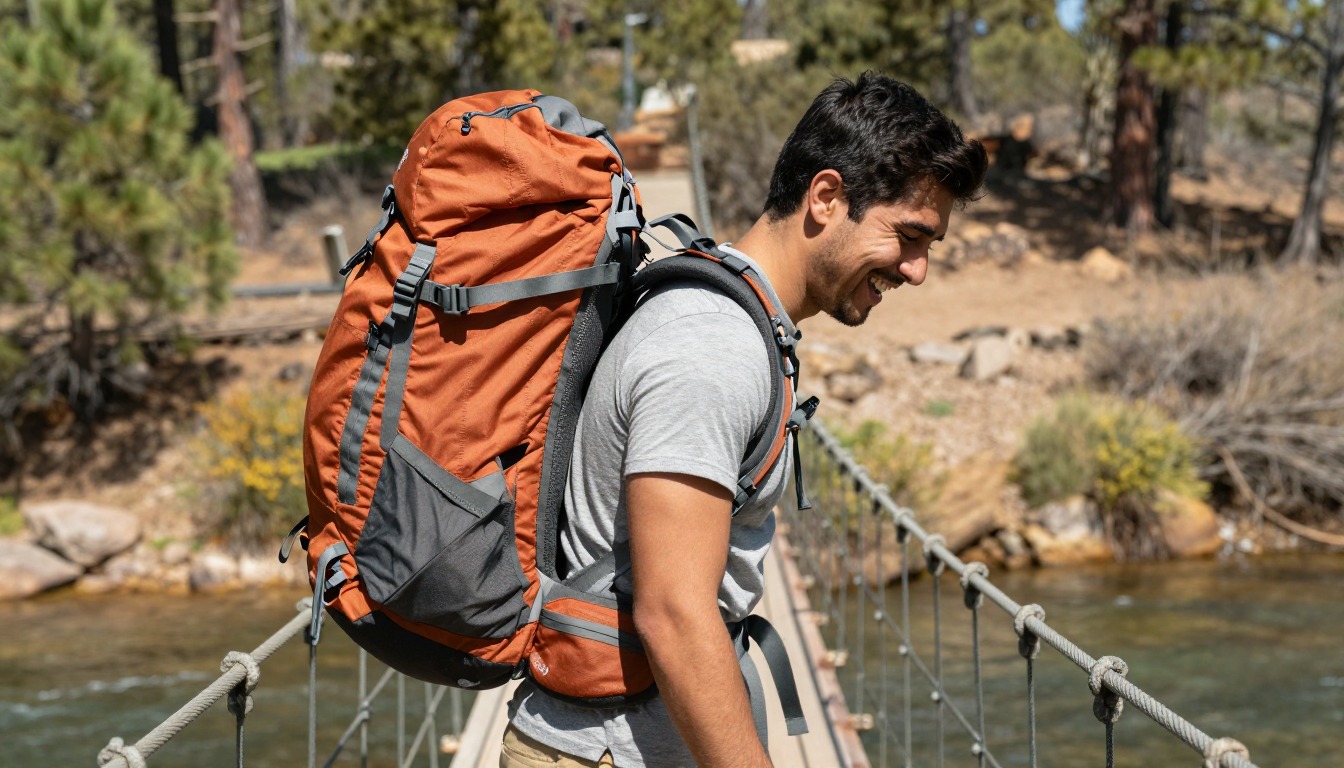 the right backpack for desert hiking, chosen and shown in real use on the trail