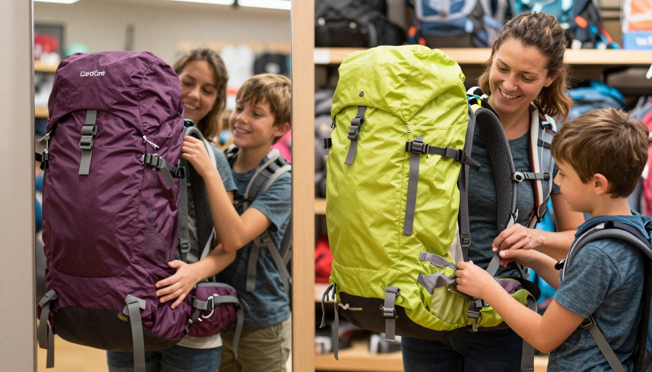 Adjusting Your Pack by Season, illustrated clearly