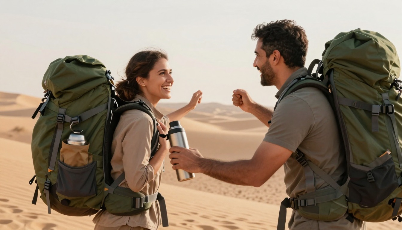 a scene evoking trip-length capacity guides with an appropriately-sized pack a scene evoking trip-length capacity guides with an appropriately-sized pack