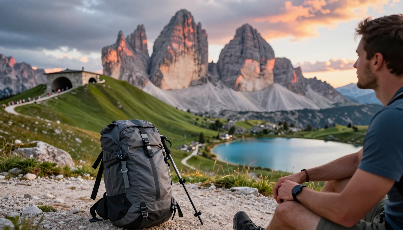 Illustrative detail from Alta Via 1 — Dolomites