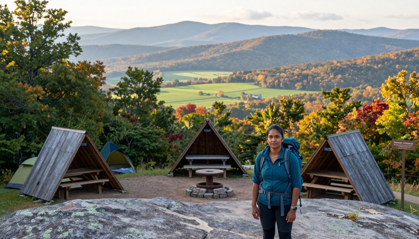 Illustration of a place to stay near Appalachian Trail — McAfee Knob