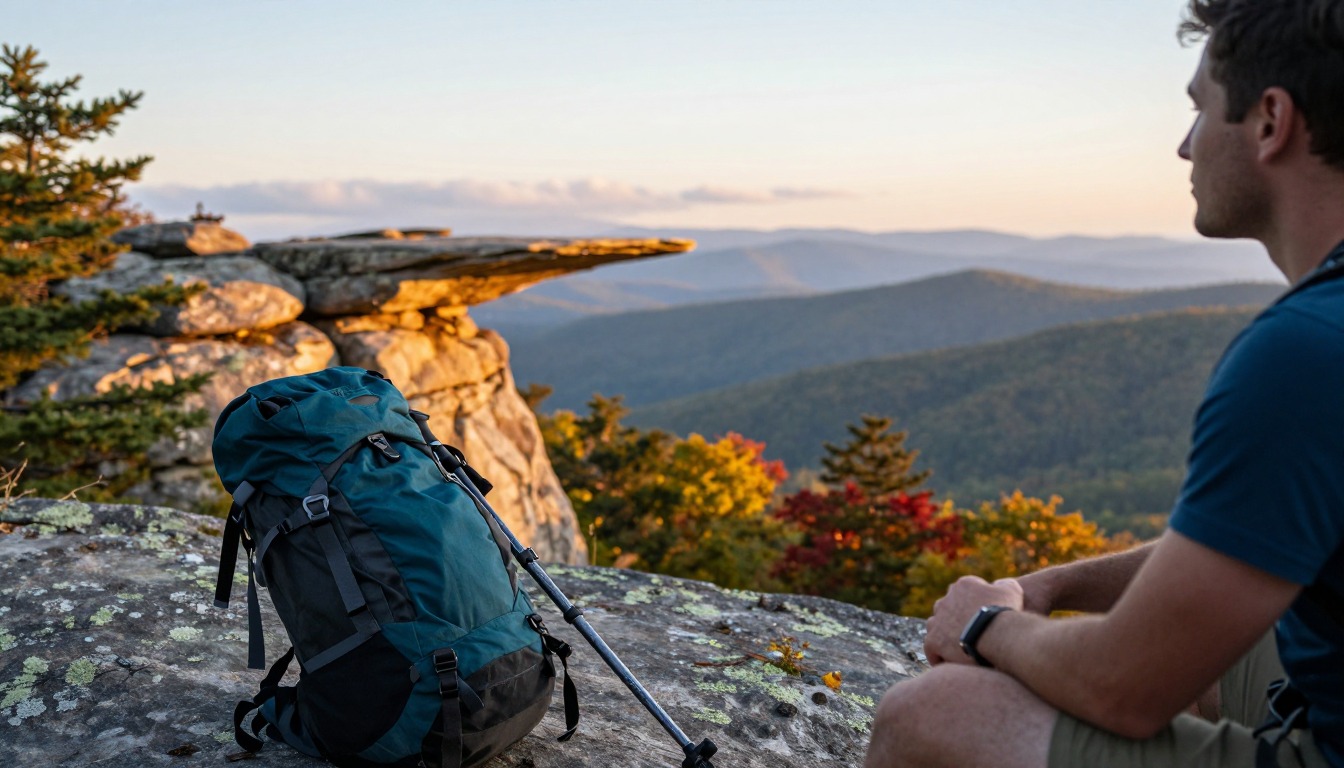 Illustrative detail from Appalachian Trail — McAfee Knob