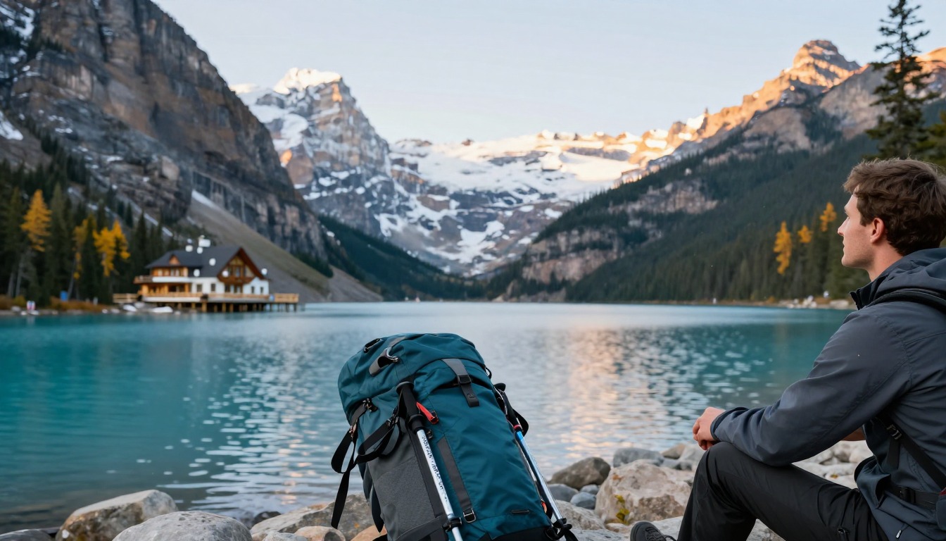 Illustrative detail from Banff — Plain of Six Glaciers & Lake Louise