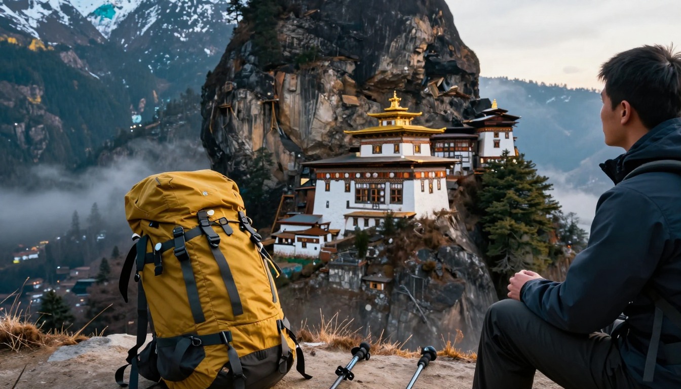 Illustrative detail from Bhutan — Snowman Trek & Tiger’s Nest