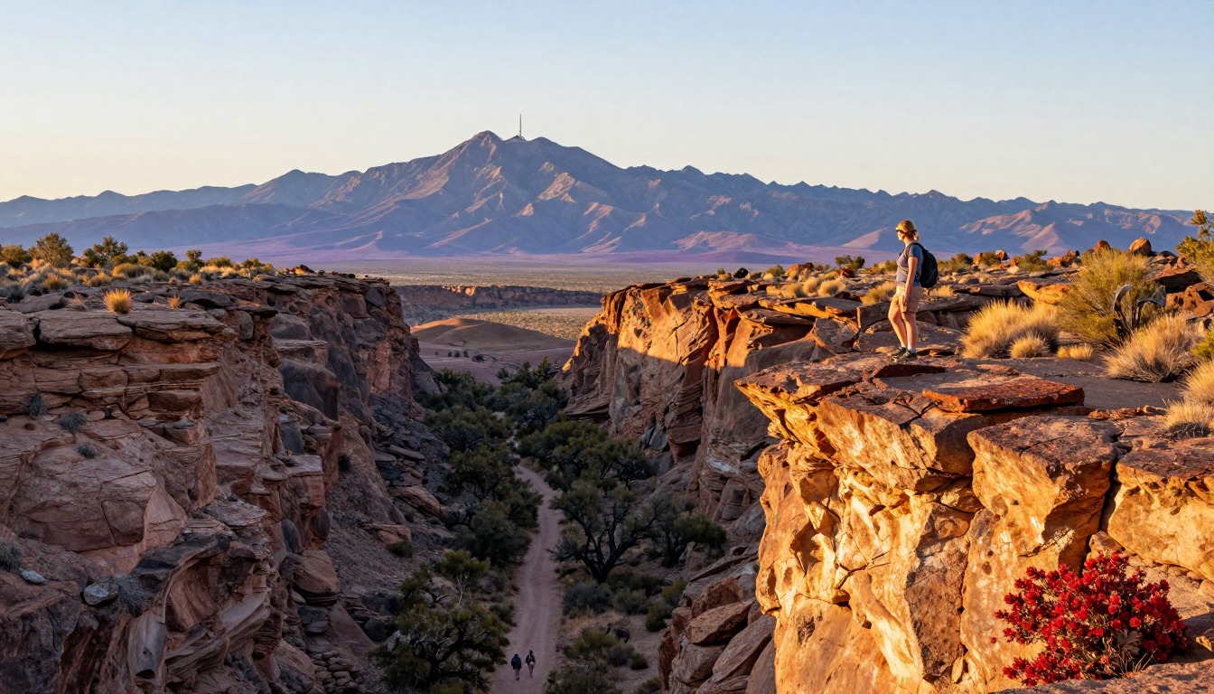 Illustration evoking Big Bend — South Rim & Chisos