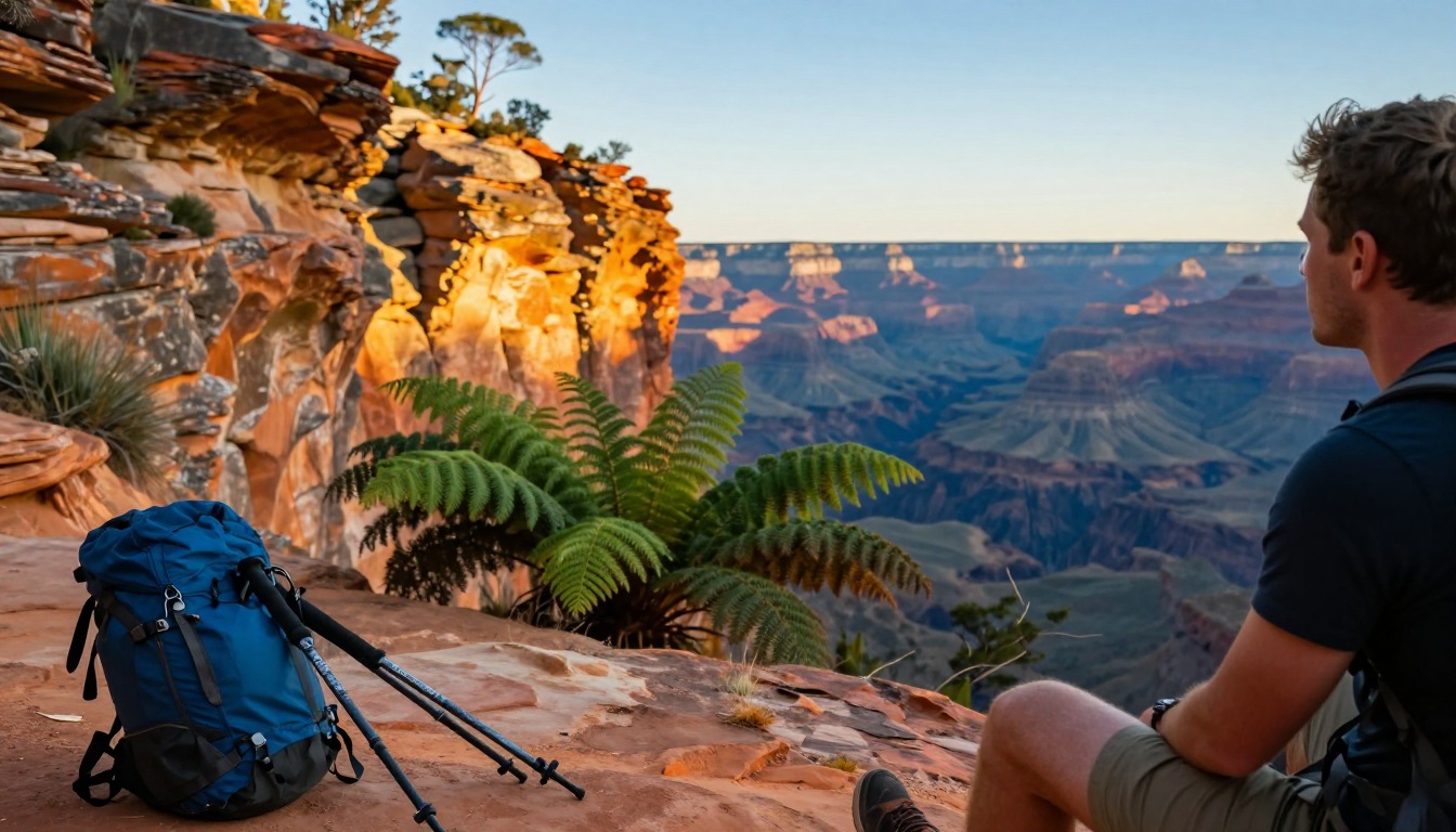 Illustrative detail from Blue Mountains — Grand Canyon Track