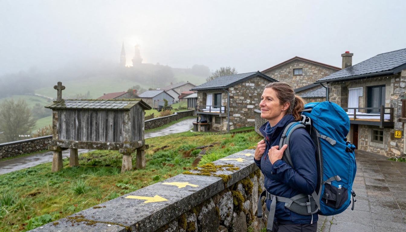 Illustration of a place to stay near Camino Francés — Galicia to Santiago