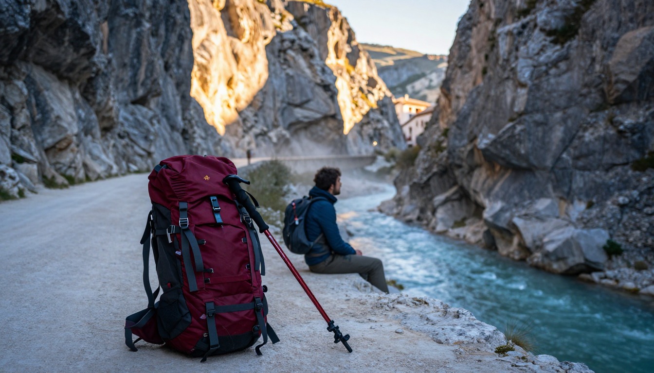 Illustrative detail from Cares Gorge — Picos de Europa