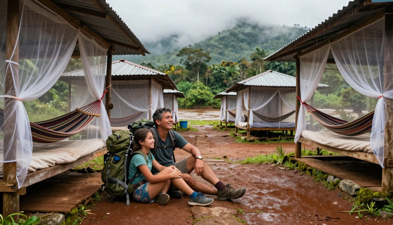Illustration of a place to stay near Ciudad Perdida — the Lost City