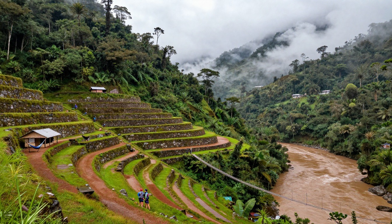 Illustration evoking Ciudad Perdida — the Lost City