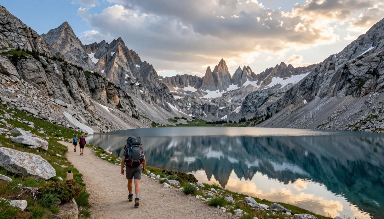 Illustration evoking CDT — Wind River Range