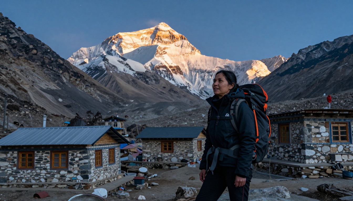 Illustration of a place to stay near Everest Base Camp — Gorak Shep & Kala Patthar