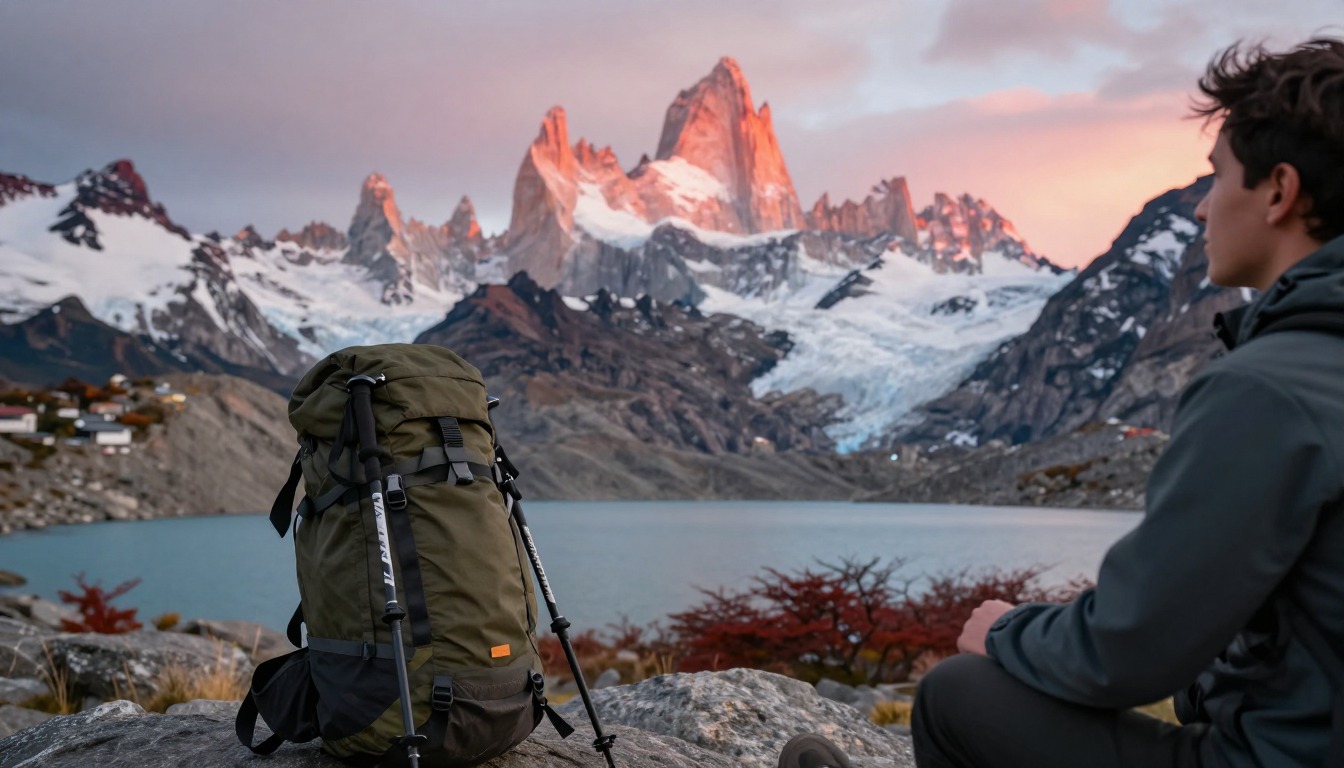 Illustrative detail from Fitz Roy — Laguna de los Tres