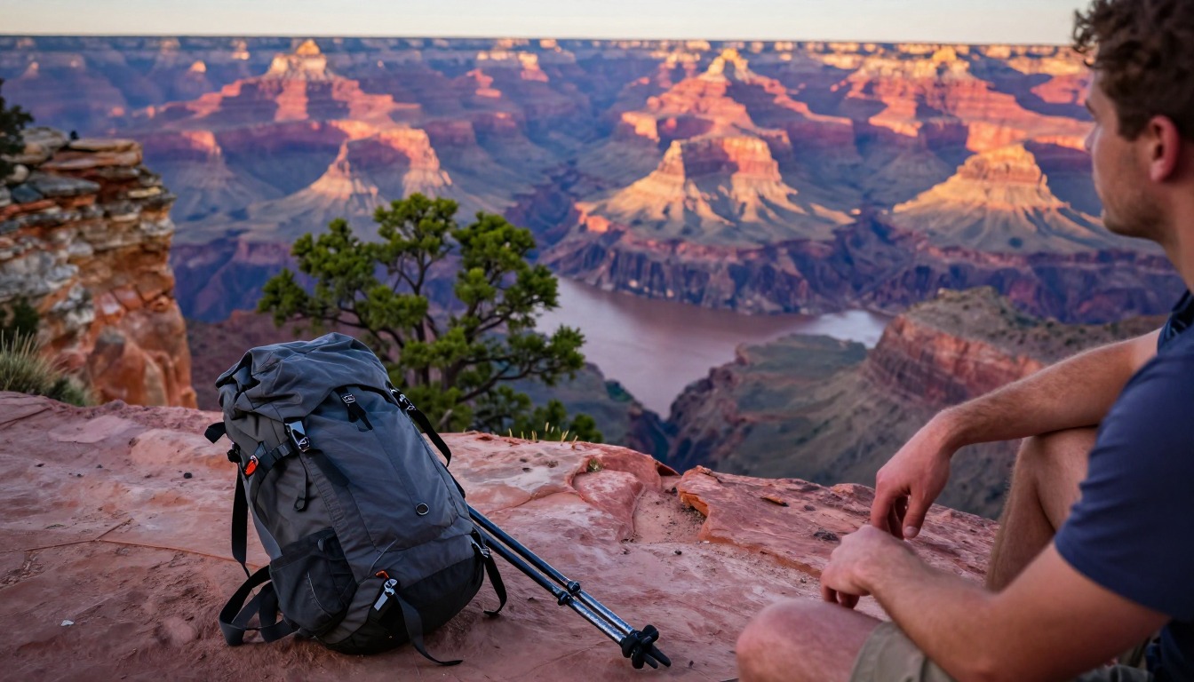 Illustrative detail from Grand Canyon — Bright Angel Trail