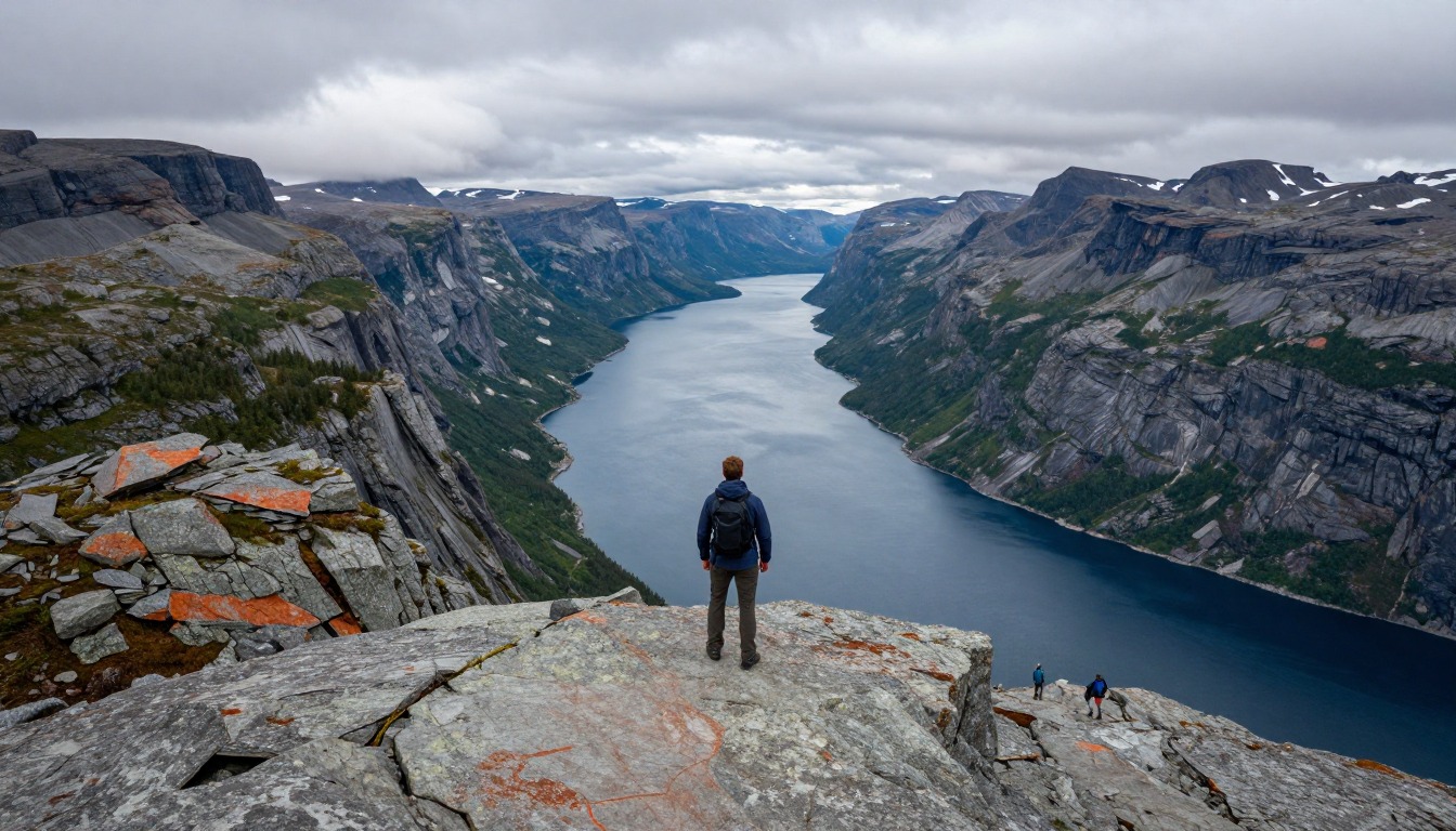 Illustration evoking Gros Morne