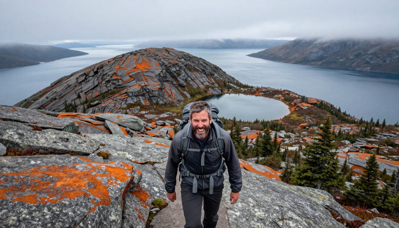 Illustration of the trail at Gros Morne
