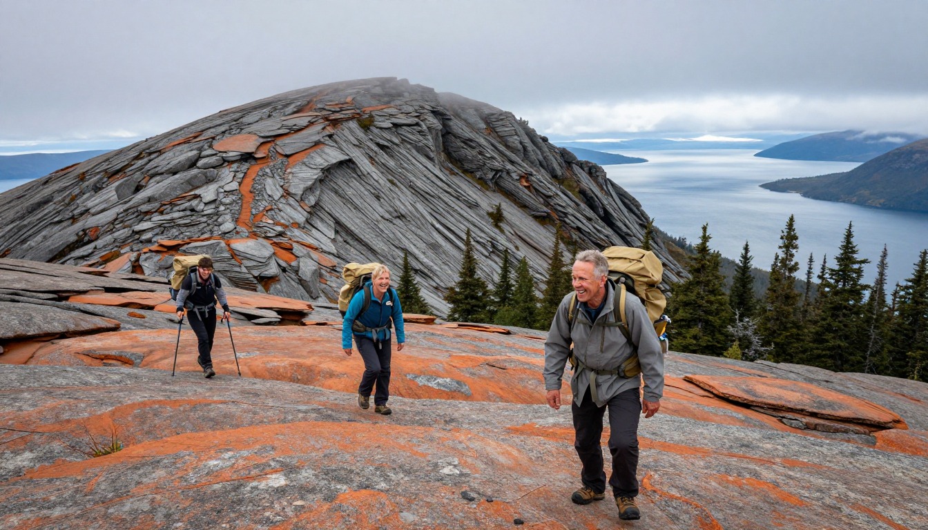 Illustration capturing a moment at Gros Morne