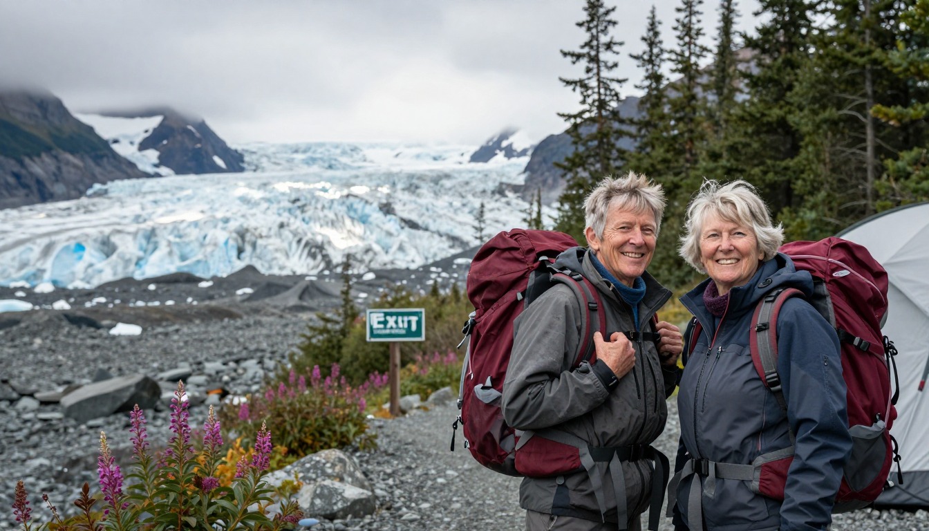 Illustration of a place to stay near Harding Icefield Trail