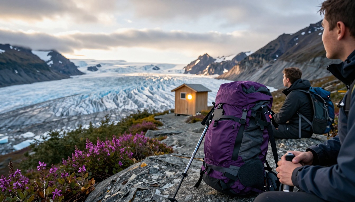 Illustrative detail from Harding Icefield Trail