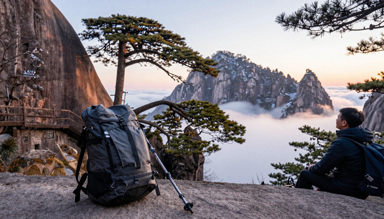Illustrative detail from Huangshan — Yellow Mountain