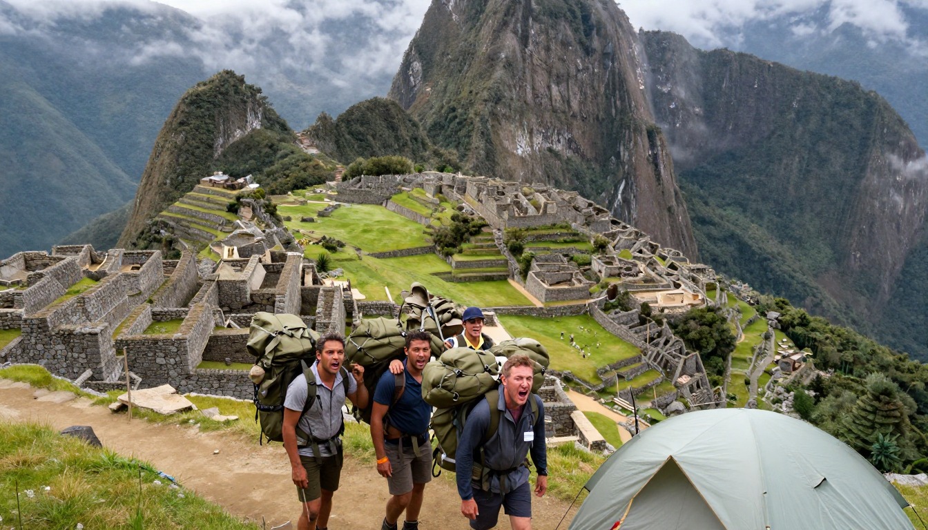 Illustration of a place to stay near Inca Trail to Machu Picchu