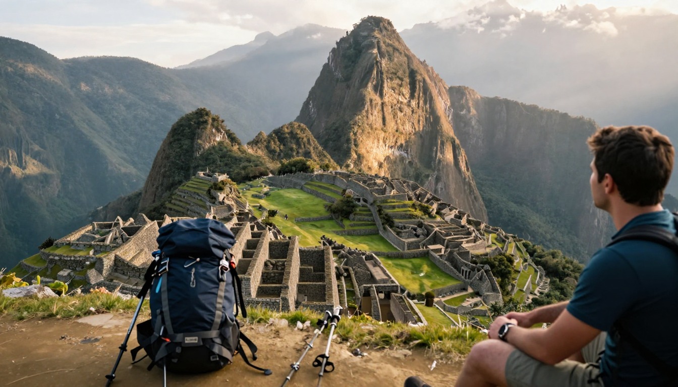 Illustrative detail from Inca Trail to Machu Picchu