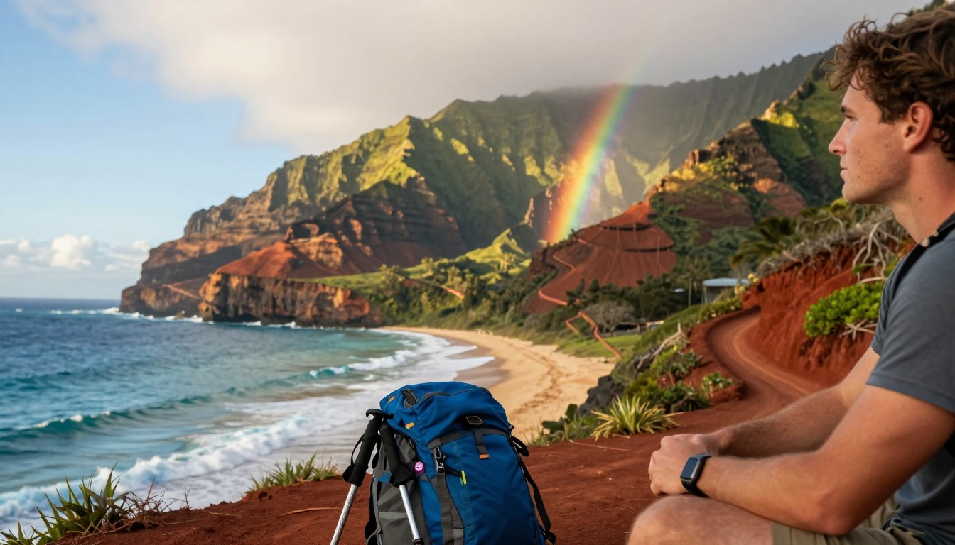 Illustrative detail from Kalalau Trail — Nā Pali Coast