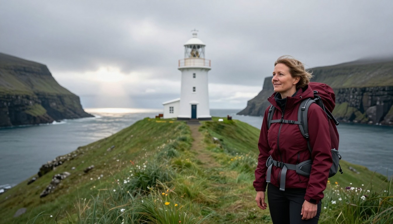 Illustration of a place to stay near Kallur Lighthouse — Kalsoy
