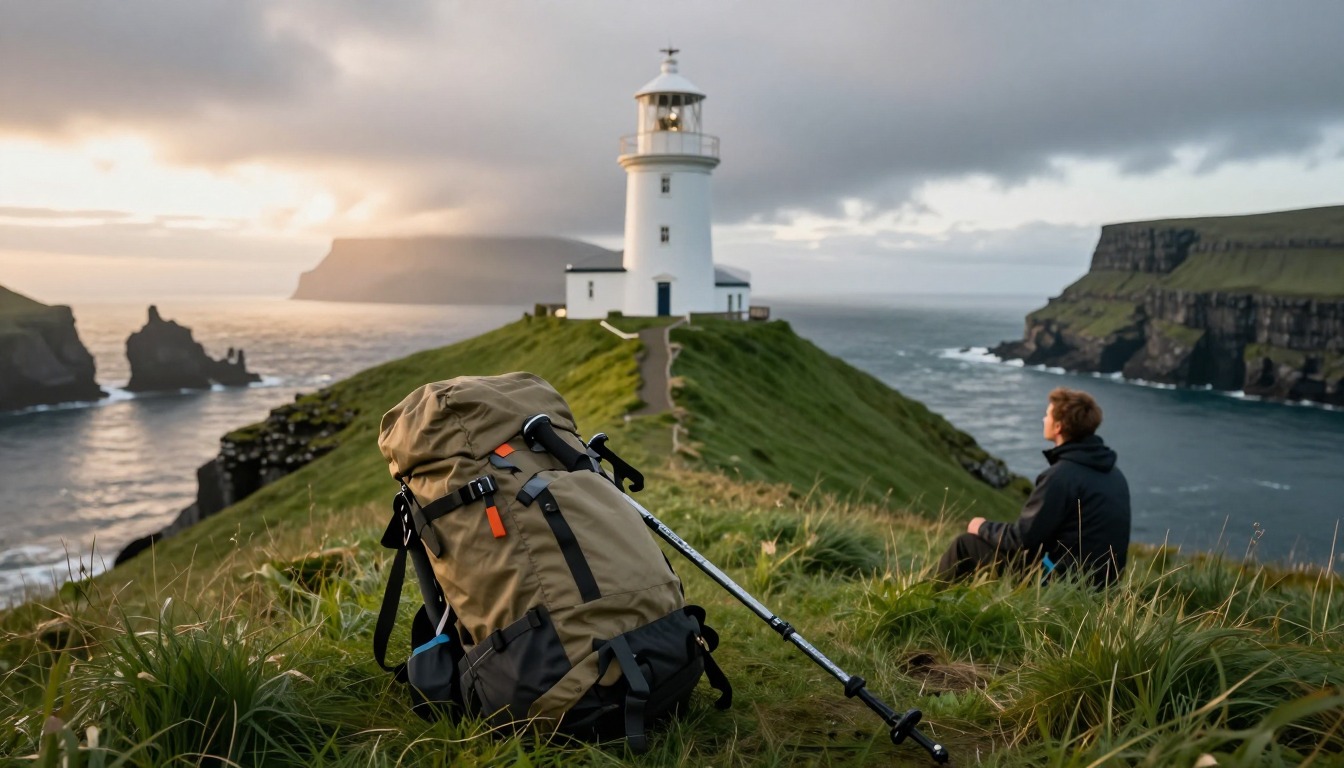 Illustrative detail from Kallur Lighthouse — Kalsoy